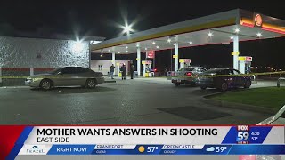 Indy mother seeks justice after son killed outside troubled east side gas station