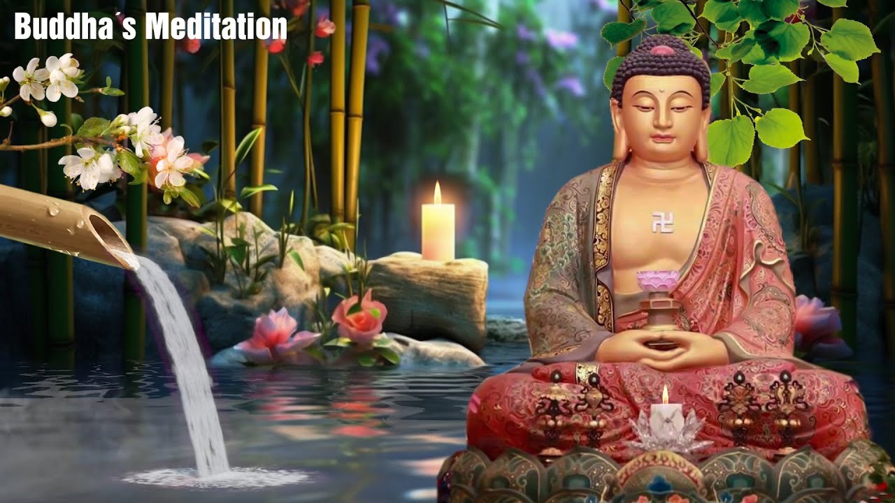 Feel Calm with Buddha's Flute Music in the Bamboo Forest - Music For ...