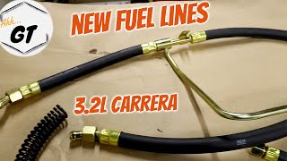 NEW PORSCHE 911 3.2L Fuel Lines - Re-Plated Re-Crimped &amp; Re-Installed - Here it RUN!