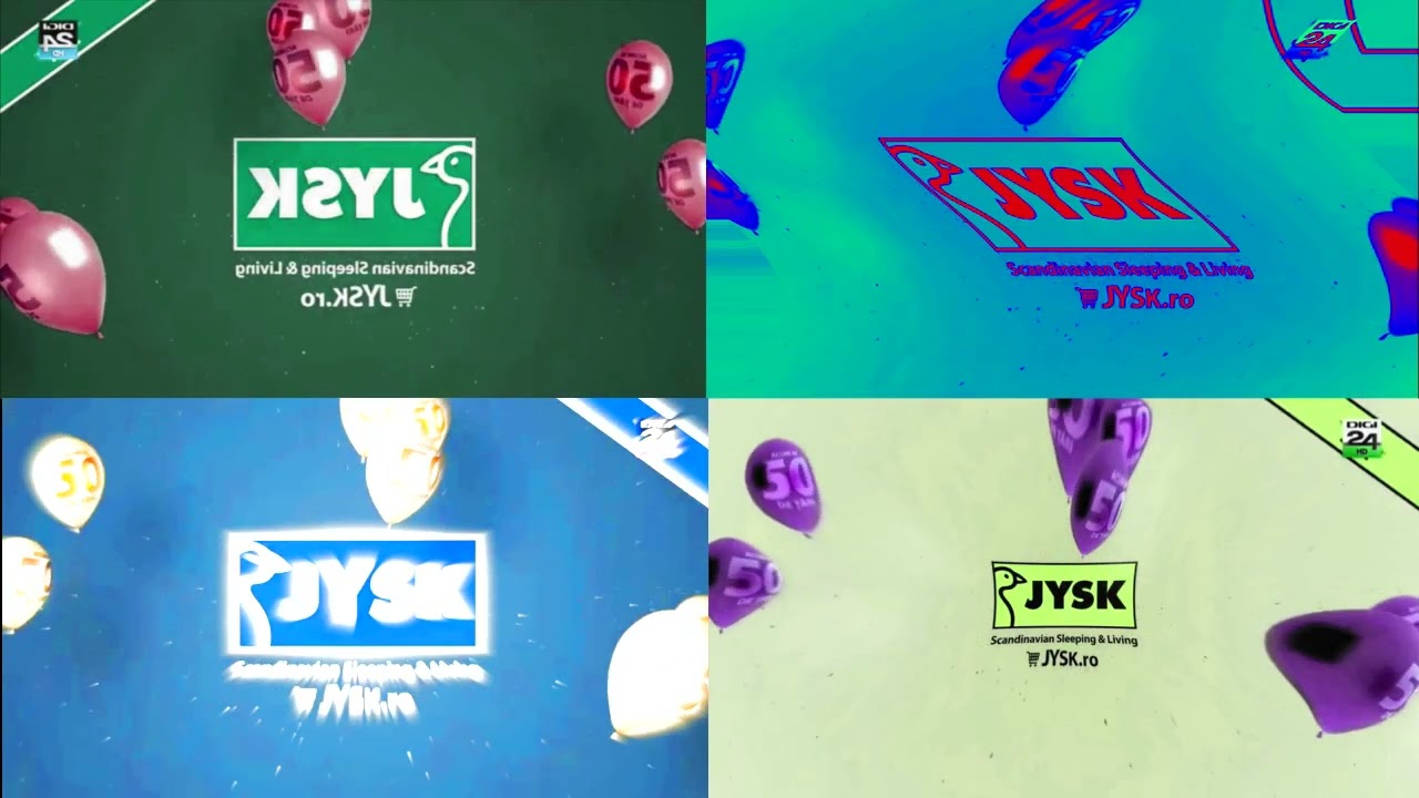 JYSK Logo Effects (Preview 2B V35 Effects) Combined Fourparison