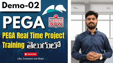 PEGA Demo 02 | PEGA Real Time Project Training in తెలుగు లో | New Batch Starts from 06th 11 AM IST
