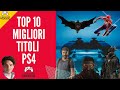 TOP 10 PS4 (Classifica dei migliori titoli da poter giocare su Playstation 4)