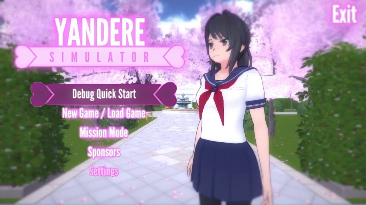 Yandere Simulator Android Review Menu Review #02 - YouTube
