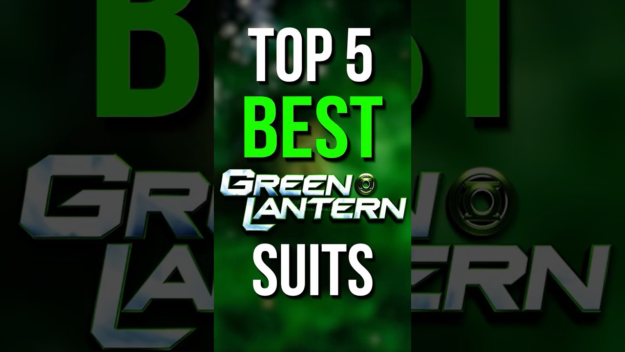 RANKING the TOP 5 BEST Live-Action GREEN LANTERN Suits!