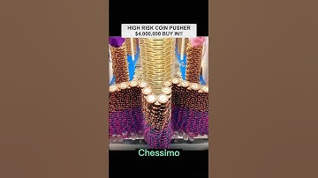 Coin Pusher World Record😱 #satisfying #coin #coinpusher #game #shorts #arcade #tickets #highrisk