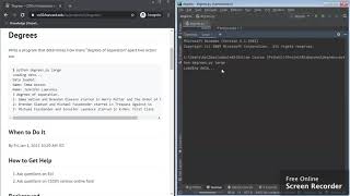 Project 0a   || edX CS50 Artificial Intelligence With Python Guide
