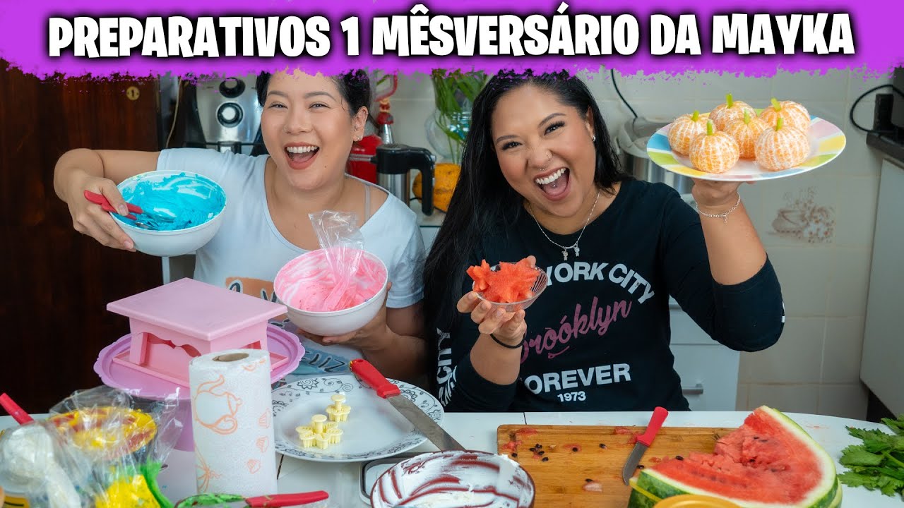 PREPARATIVOS PRIMEIRO MÊSVERSÁRIO DA MAYKA  | Blog das irmãs