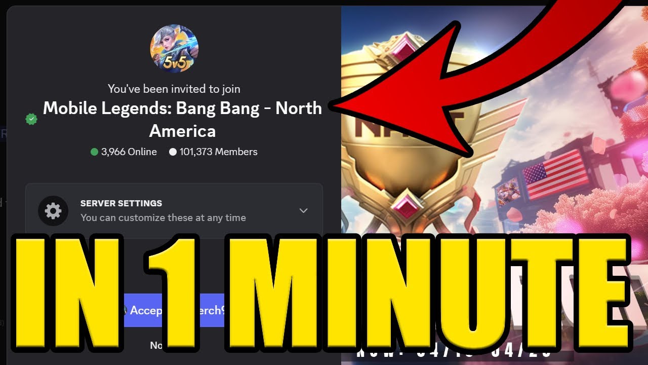 HOW to JOIN MOBILE LEGENDS BANG BANG NA DISCORD SERVER PC & MOBILE ...