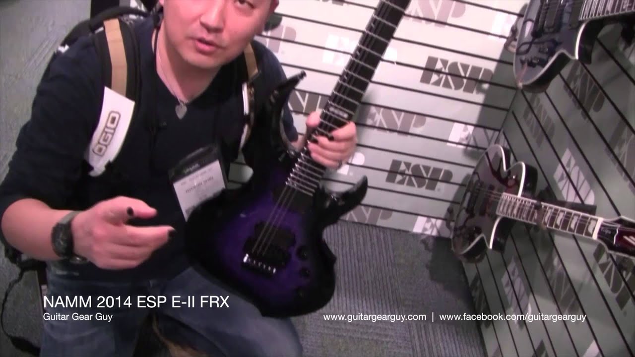 NAMM 2014 ESP E-II FRX - YouTube