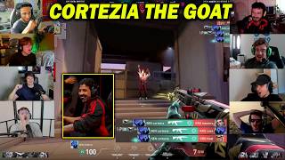 Back to Back Clutch! Streamers React to SEN Cortezia's INSANE 1v3 Against vs KRU | VCT Americas