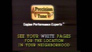 1987 Precision Tune "Engine performance experts" TV Commercial