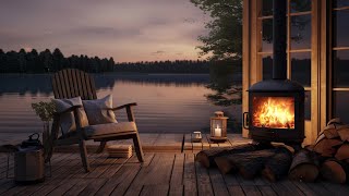 Tranquil Campfire and River Sounds for 3 Hours | Relaxing Nature White Noise for Sleep & Relaxation