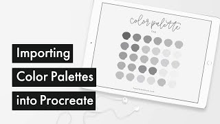Importing Procreate Color Palette .swatch Files