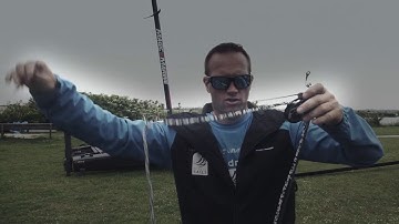 TUTORIALS DNA Performance Sailing F1 A class foiling catamaran cat how to set up the pre tuned mains