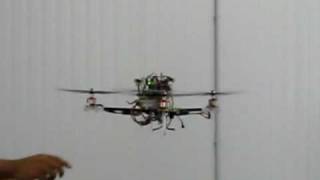 X4 UAV Quad Rotor - Stability test in presence of perturbations
