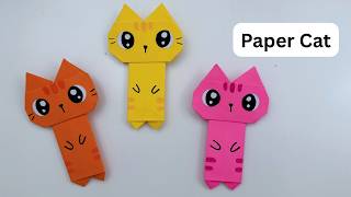 How To Make Easy Paper Cat For Kids Nursery Craft Ideas Paper Craft Easy Kids Crafts