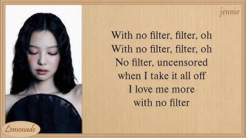 JENNIE Filter Lyrics