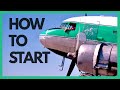 Starting radial engines with buffalo joe  dc3 master class