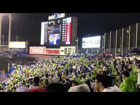 【懐かしの名曲】元東京ヤクルト今浪隆博選手応援歌 スワローズドリームゲーム 2019.7.11 歌詞付き HD1080p @明治神宮野球場ライト側外野指定席C