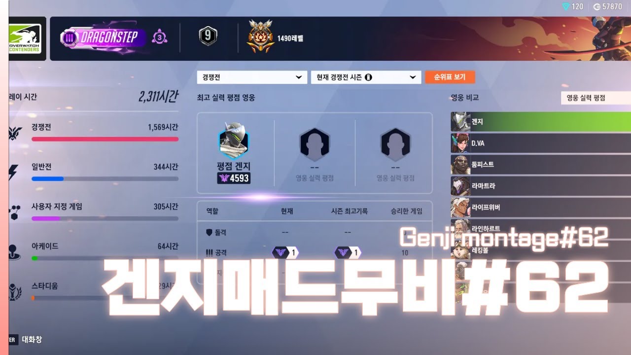 [오버워치2] 19시즌 겐지 매드무비ㅣGENJI MONTAGE#62