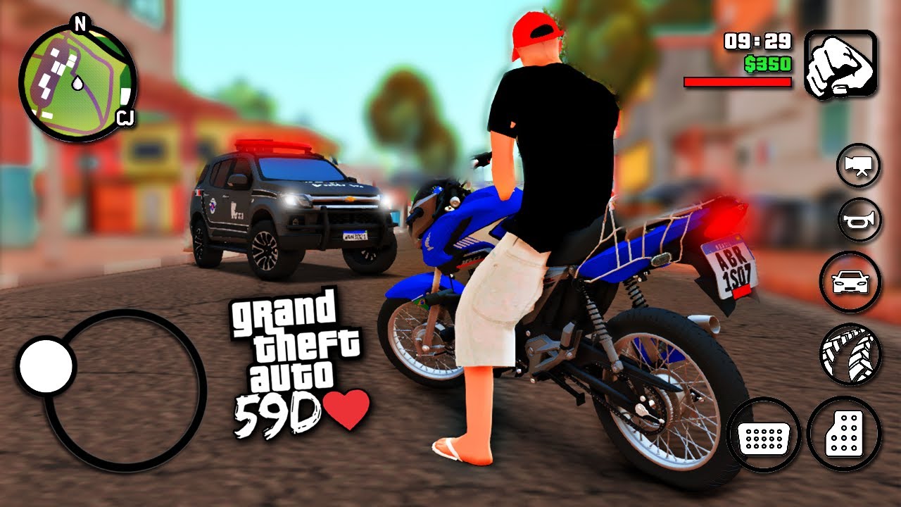 FINALMENTE! MEU GTA MOTOVLOG DOS MANDRAKES PARA TODOS OS ANDROIDS COM  FAVELA, CASAS BR, SKINS, MOTOS 