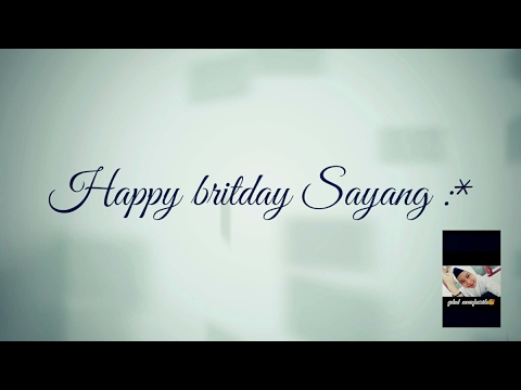 Video Romantis Selamat Ulang Tahun Untuk Pacar