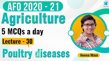 MCQs Series of ARD | Static for AFO Mains I  Lecture 30 I Poultry diseases I AFO 2020 - 21