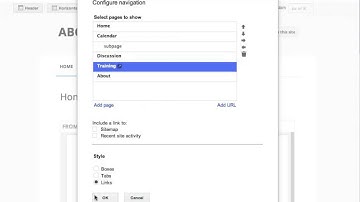 Editing Tabs/Horizontal Navigation in Google Sites