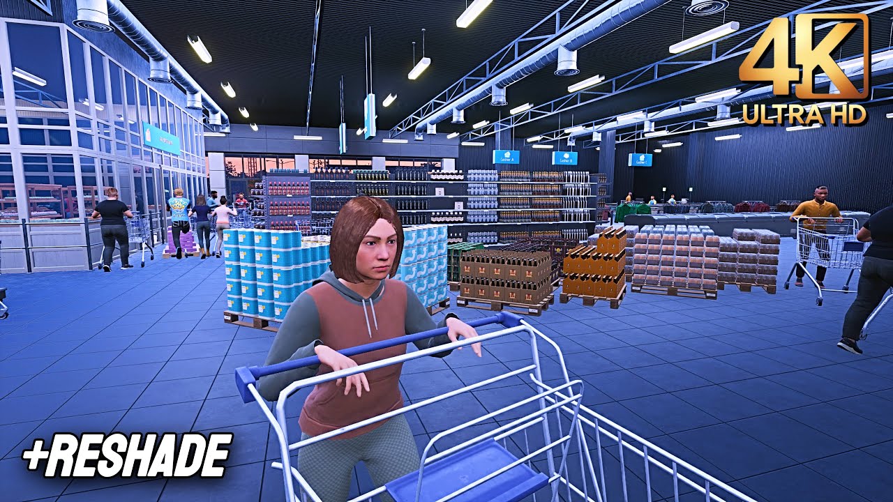 Lv 70 - 416 Products In My Supermarket Journey! - Better Mart v0.1.9 - Longplay 4K +Reshade #18