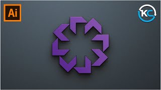 Crafting Dynamic Circular Arrow Logo Design in Adobe illustrator | KavuCreative