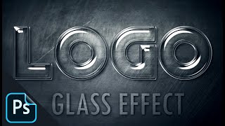 Glass Text/Logo Effect | Photoshop Tutorial + PSD File