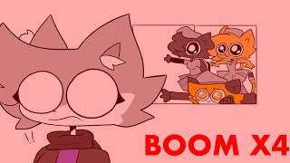 BOOM x4 | TSP | Piggy animation meme | Book 2 | SHITPOST | Willow, Katie, Kitty, Tigry