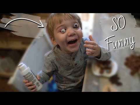 Toddler Glues This To His Face! | Vlogmas Day 16 2022 - Youtube