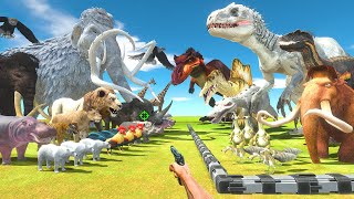 FPS Avatar Rescues Dinosaurs and Ice Age Team and Fights Animals - Animal Revolt Battle Simulator screenshot 2