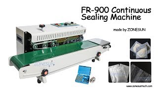How to use FR900 Continuous Sealing Machine