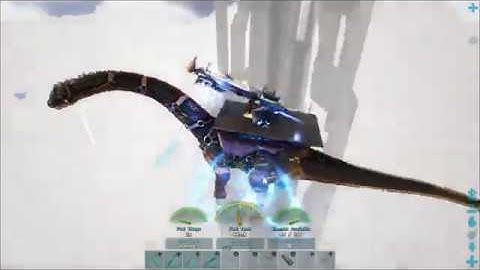 Bouncing Bronto! - Fun Tek Skiff Glitch - ARK Survival Evolved