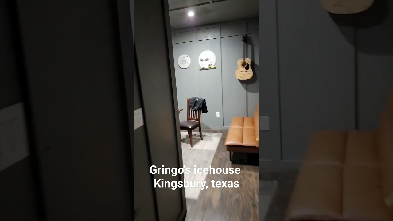 the green room and stage at gringos icehouse