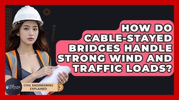 How Do Cable-stayed Bridges Handle Strong Wind And Traffic Loads? - Civil Engineering Explained