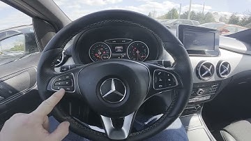 How to Enable or Disable Auto Mirrors Fold in MERCEDES-BENZ W246 ( 2011 - 2018 )