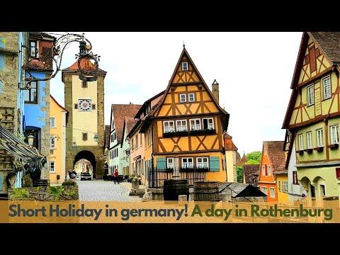 Short Holiday in Germany! A day in Beautiful Rothenburg!!
