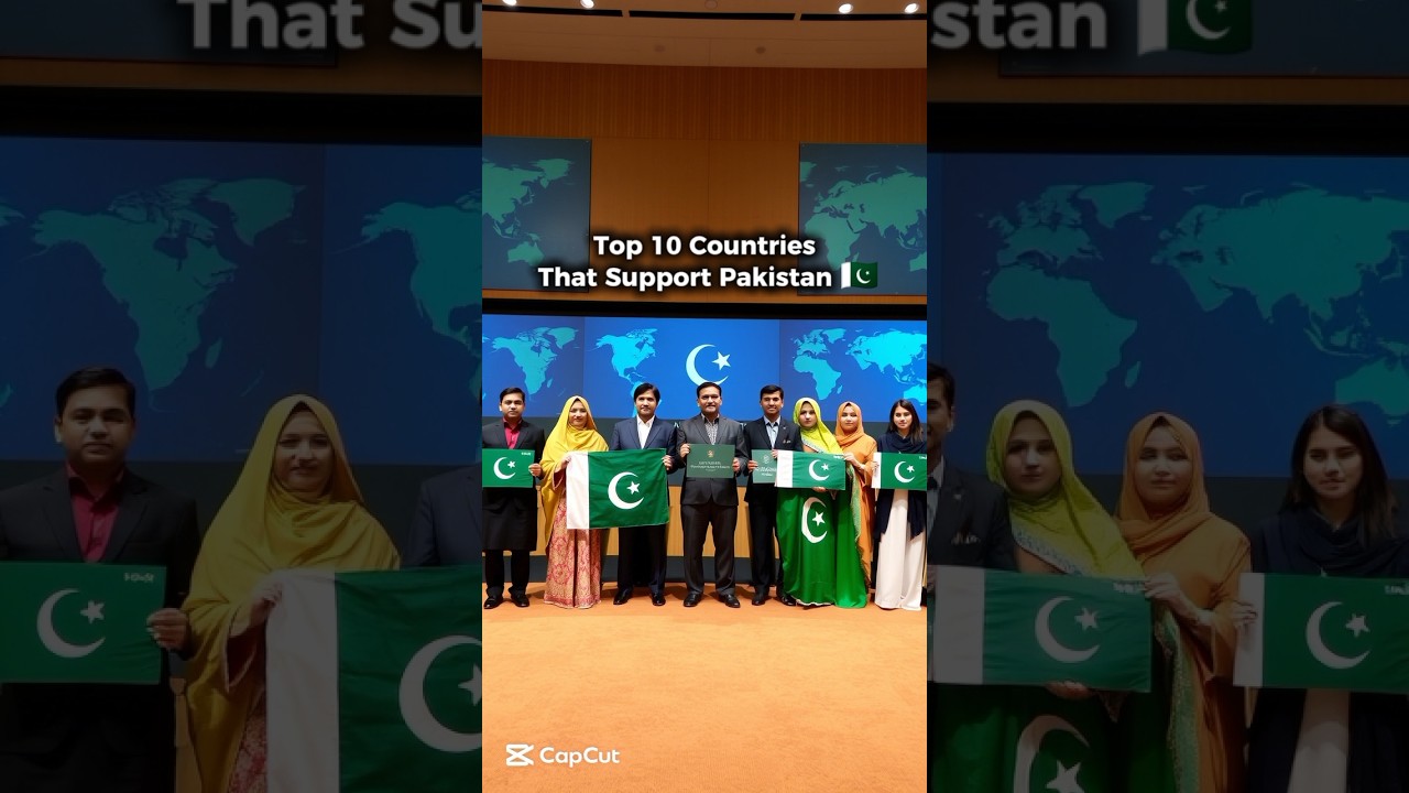 "Top 10 Countries That Strongly Support Pakistan on the Global Stage" 