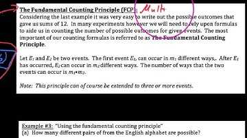 HPC 9.6.1,  The Fundamental Counting Principle (FCP)