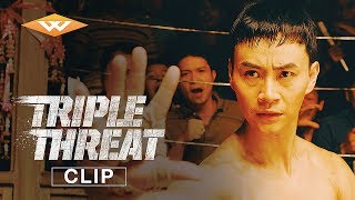 TRIPLE THREAT (2019) Clip | Underground Fight | Iko Uwais, Tiger Chen