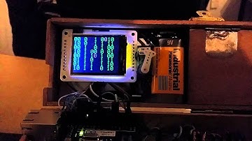 Arduino matrix screensaver