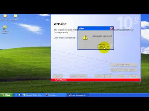 Uninstalling Oracle Database