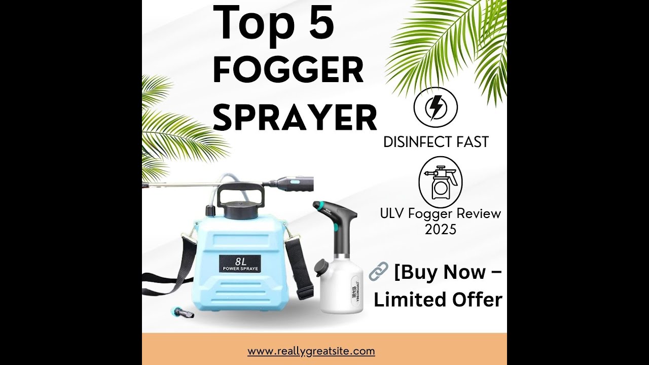 Top 5 Best Electric ULV Fogger Sprayer in 2025