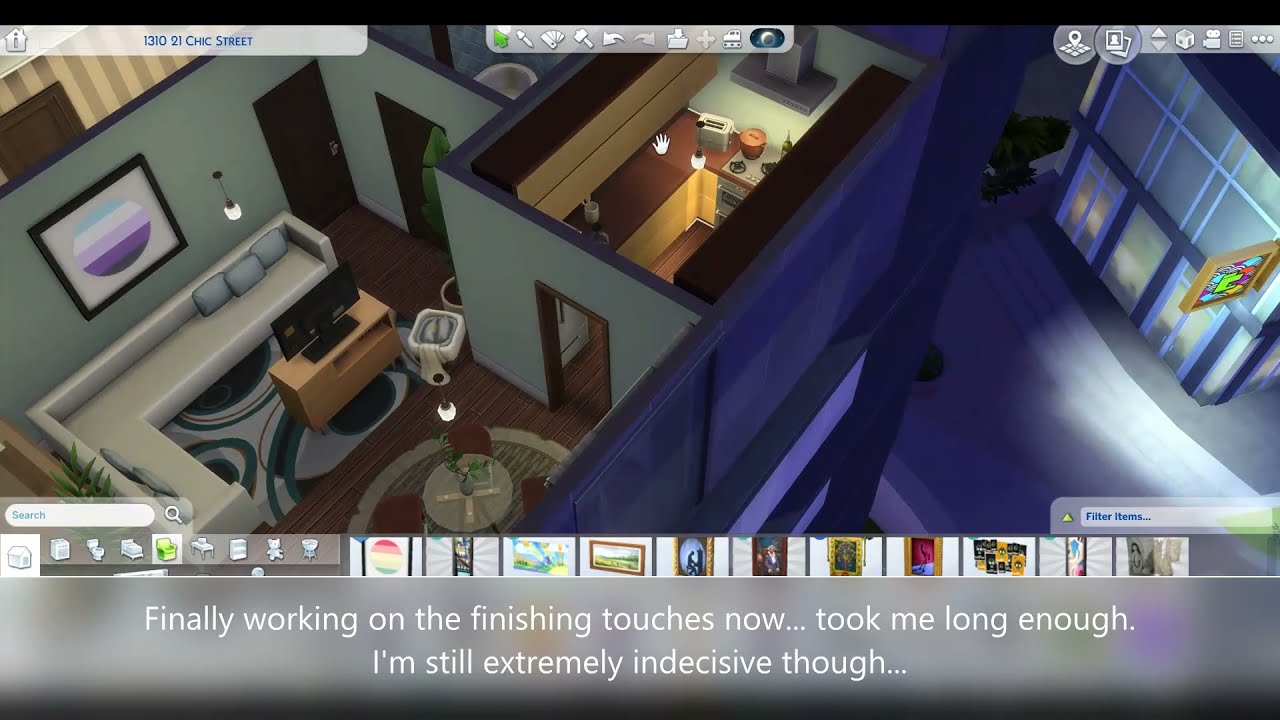 Vintage Apartment   Sims 4 Speed Build