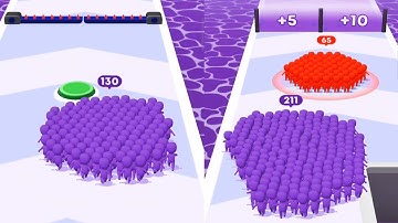 Relaxing & Satisfying Mobile Game Count Masters Top free iOS Gameplay Walkthrough | New Baba game |