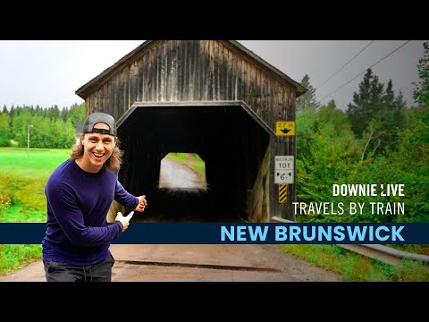 Taking the TRAIN across CANADA - New Brunswick [Ep. 3]