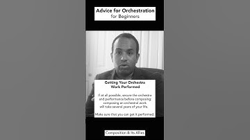 Orchestration Advice for Beginners: Getting Your First Work Performed (from How to Build Chords)